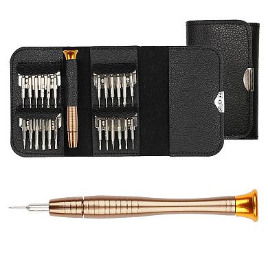 25-in-1 Multi-Purpose Precision Screwdriver Kit with Wallet for Electronics & Repairs