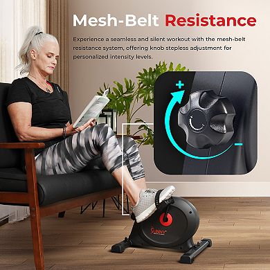 Sunny Health & Fitness Smart Mini Exercise Bike