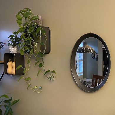 Oval Metal Decorative Mirror
