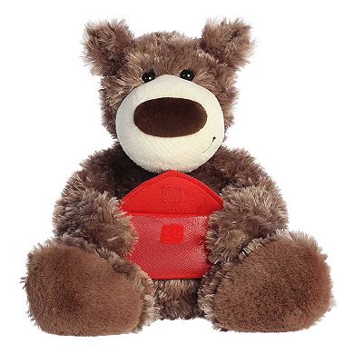 Aurora - Medium Brown Valentine - 12" Honey Bear With Envelope - Heartwarming Stuffed Animal