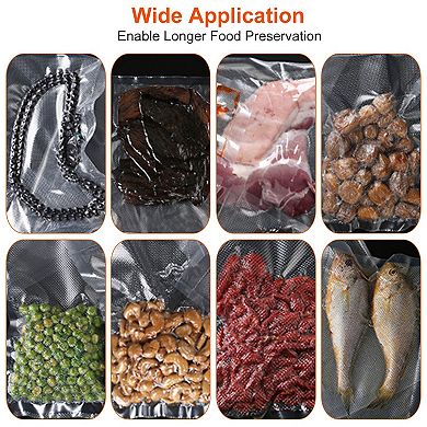 2 Rolls Vacuum Sealer Bags 10.8"x49ft, BPA-Free, Safe, Fresh-Keeping for Vacuum Machines