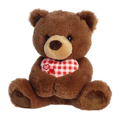 Aurora - Small Chocolate Valentine - Sweetheart Snuggles - Heartwarming Stuffed Animal