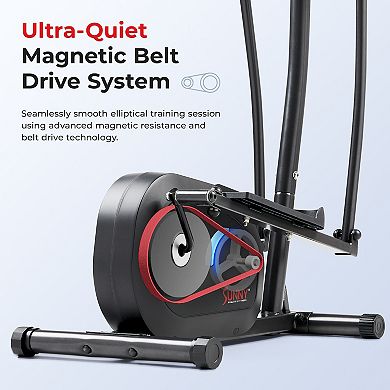Sunny Health & Fitness Smart Compact Magnetic Elliptical