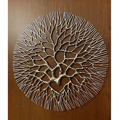 Small Wrought Iron Coral 13.5 "