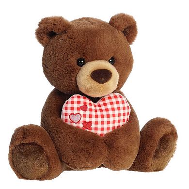 Aurora - Medium Chocolate Valentine - Sweetheart Snuggles - Heartwarming Stuffed Animal
