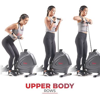 Sunny Health & Fitness Smart Multifunction Magnetic Rowing Machine