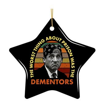 The Worst Thing About Prison Was Dementors Ornament, Prison Mike The Office