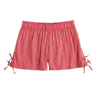 Girls 6-20 Regular & Plus Size SO® Pull-On Bow Shorts