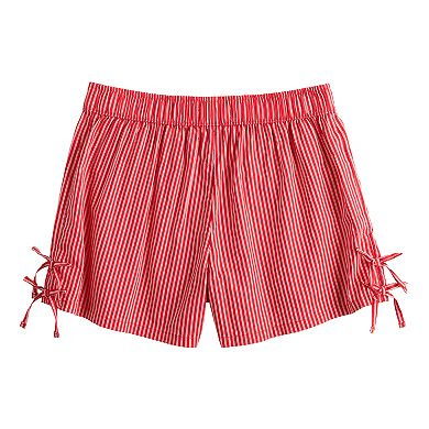 Girls 6-20 Regular & Plus Size SO® Pull-On Bow Shorts