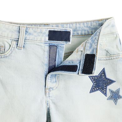Girls 6-18 SO® Adaptive High Rise Denim Shorts