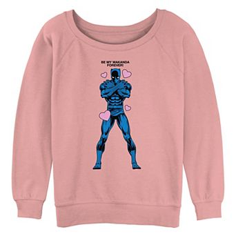 Juniors' Marvel Black Panther Be My Wakanda Forever Graphic Pullover