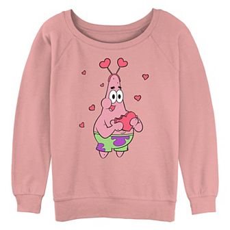 Juniors' Nickelodeon SpongeBob SquarePants Patrick Love Star Graphic Pullover