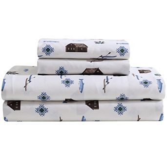 Beatrice Home Fashions Lodge Collection Sheet Set
