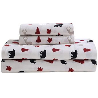 Beatrice Home Fashions Lodge Collection Sheet Set