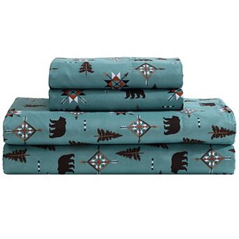 Beatrice Home Fashions Lodge Collection Sheet Set