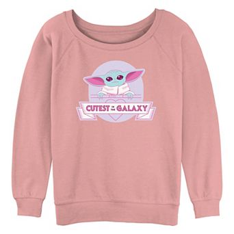 Juniors' Star Wars The Mandalorian Grogu Cutest In The Galaxy Graphic Pullover