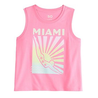 Girls 6-20 SO® Boxy Graphic Tank Top in Regular & Plus Size
