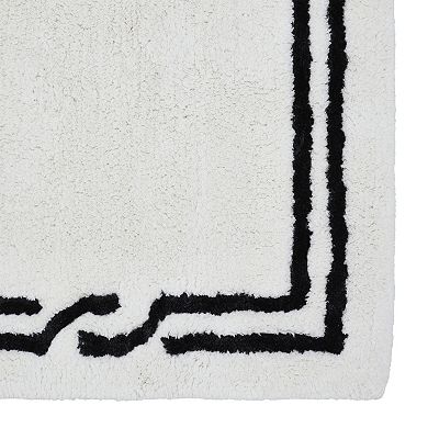 VCNY Home Cotton Viscose Bath Rug Runner