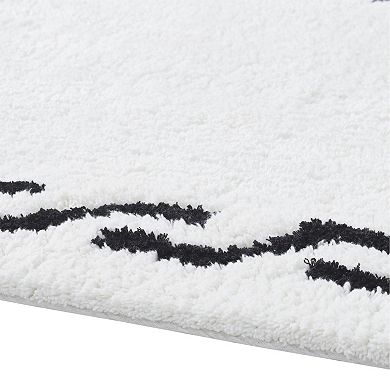 VCNY Home Cotton Viscose Bath Rug Runner