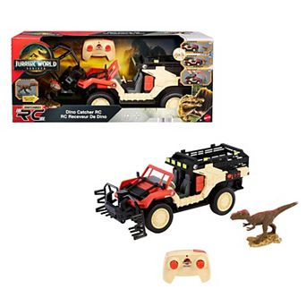 Matchbox RC Dino Catcher Remote Control Toy Truck with Dinosaur Figure