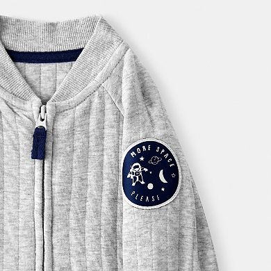 Baby Boys Carter's Space Quilted Long-Sleeve Jumpsuit