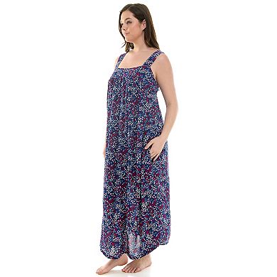 Plus Size Croft & Barrow® Woven Crepe Sleep Gown
