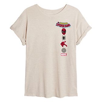 Juniors' Marvel The Amazing Spider-Man Oversized Tee