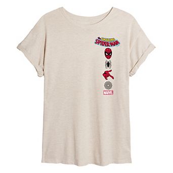 Juniors' Marvel The Amazing Spider-Man Oversized Tee