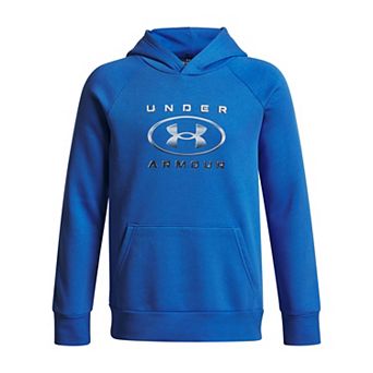 Boys 8-20 Under Armour Rival Fleece Chrome Logo Graphic Hoodie