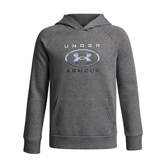 Boys 8-20 Under Armour Rival Fleece Chrome Logo Graphic Hoodie