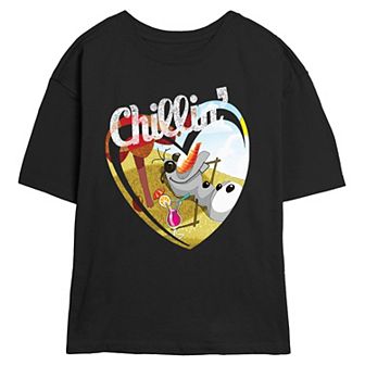 Disney's Frozen Olaf Chillin' Juniors' Skimmer Graphic Tee