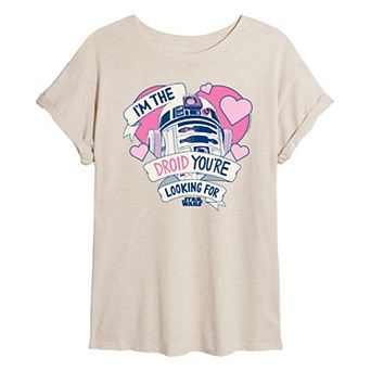 Juniors' Star Wars R2-D2 I'm The Droid You're Looking For Oversized Tee