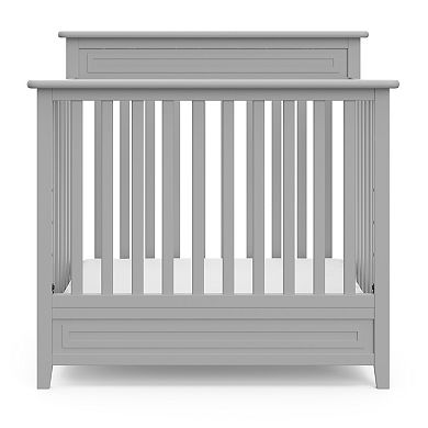 Storkcraft Petal 4-in-1 Convertible Mini Crib & Crib Mattress