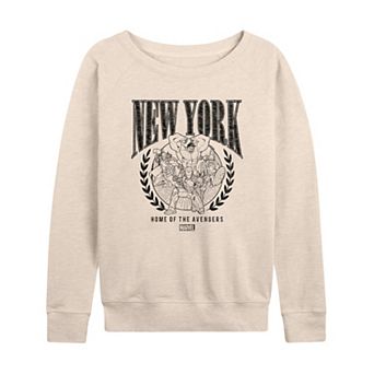 Women's Avengers New York French Terry Long Sleeve Tee