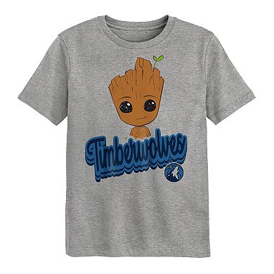 Preschool Minnesota Timberwolves Two-Piece Guardians Of The Galaxy T-Shirt Set