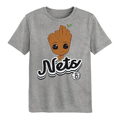 Preschool Brooklyn Nets Two-Piece Guardians Of The Galaxy T-Shirt Set