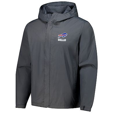 Men's Dunbrooke Graphite Buffalo Bills Tropic Waterproof Packable Full-Zip Hoodie Jacket