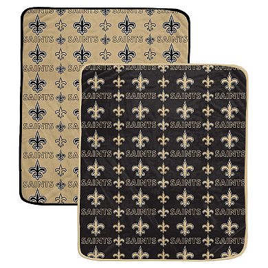 Pegasus New Orleans Saints 60 ۝ x 70 ۝ Home & Away Two-Piece Blanket Set