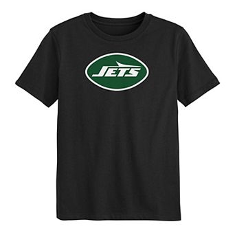 Youth Black New York Jets Primary Logo T-Shirt