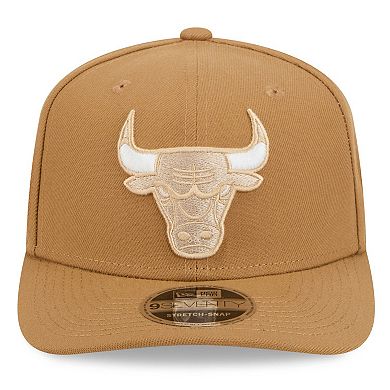 Men's New Era Tan Chicago Bulls 2024/25 City Edition 9SEVENTY Stretch-Snap Hat