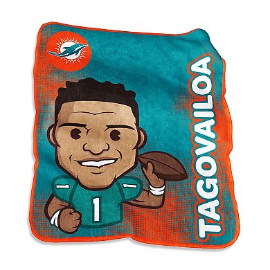 "Tua Tagovailoa Miami Dolphins 50"" x 60"" Emoji Blanket"