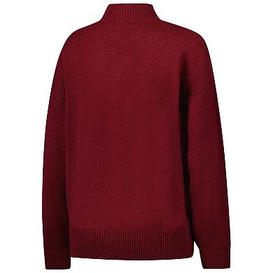 Women's Garnet Florida State Seminoles Oversized Varsity Sweater