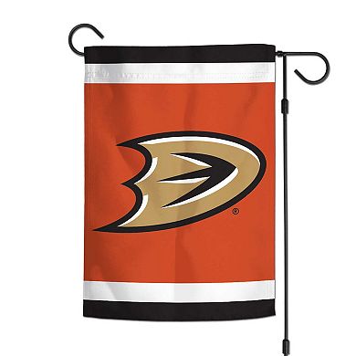 WinCraft Anaheim Ducks 12' x 18' Deluxe Double-Sided Garden Flag