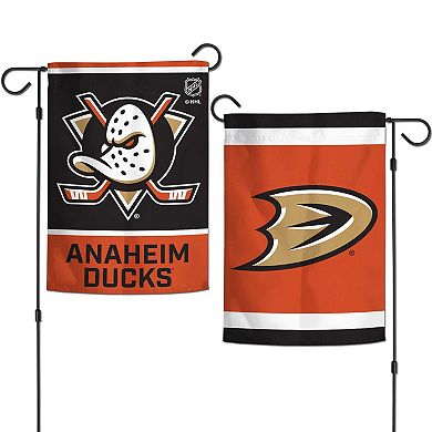 WinCraft Anaheim Ducks 12' x 18' Deluxe Double-Sided Garden Flag
