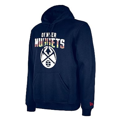 Men's New Era Navy Denver Nuggets 2024/25 City Edition Pullover Hoodie