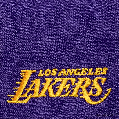 Men's Mitchell & Ness Purple Los Angeles Lakers Starlight Snapback Hat