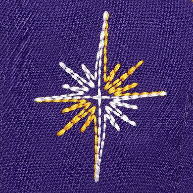 Men's Mitchell & Ness Purple Los Angeles Lakers Starlight Snapback Hat