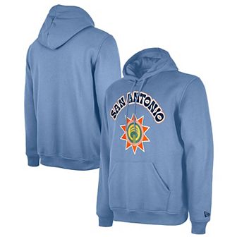 Men's New Era Light Blue San Antonio Spurs 2024/25 City Edition Pullover Hoodie