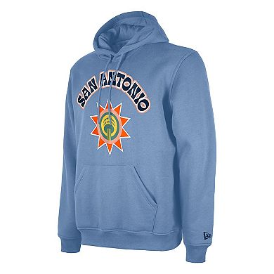 Men's New Era Light Blue San Antonio Spurs 2024/25 City Edition Pullover Hoodie
