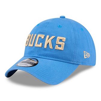 Men's New Era Blue Milwaukee Bucks 2024/25 City Edition 9TWENTY Adjustable Hat